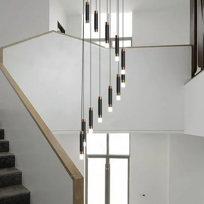 DecorBites™ LED Chandelier: Modern Nordic Acrylic Luxury Lighting for Home Decor