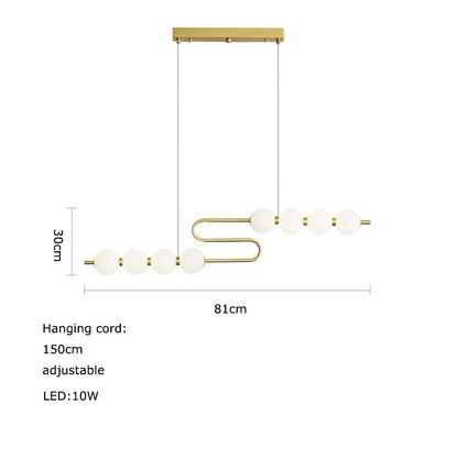 DecorBites™ LED Chandelier Necklace Lighting for Dinning Room