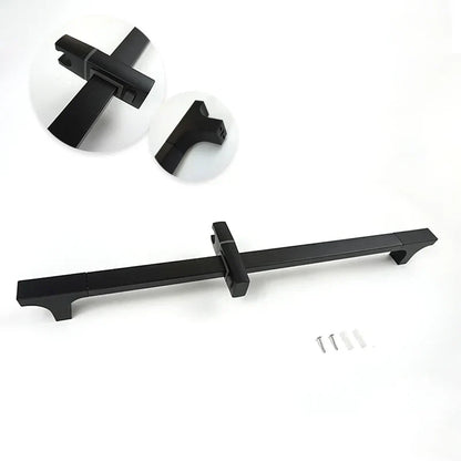 DecorBites™ Black Shower Slider Adjustable Rail Set 3 Functions Simple Style 1.5M Hose