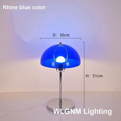 DecorBites™ Bauhaus Mushroom Table Lamp, Modern Acrylic LED Night Light