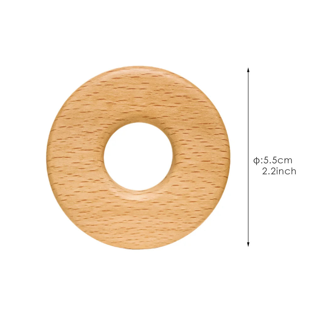 DecorBites™ Black Walnut Donuts Bag Clip: Wooden Sealing Clips for Stylish Kitchen Organization