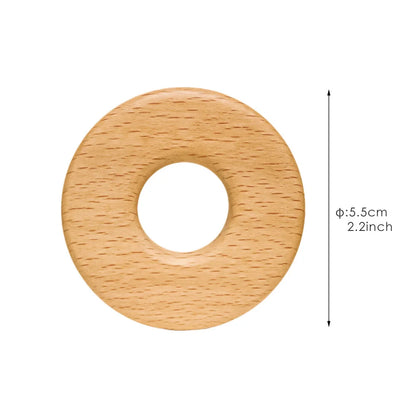 DecorBites™ Black Walnut Donuts Bag Clip: Wooden Sealing Clips for Stylish Kitchen Organization