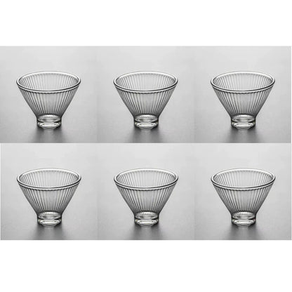DecorBites™ Japanese Tea Cup Set of Cute Heat-resistant Glass Mugs and Teacups