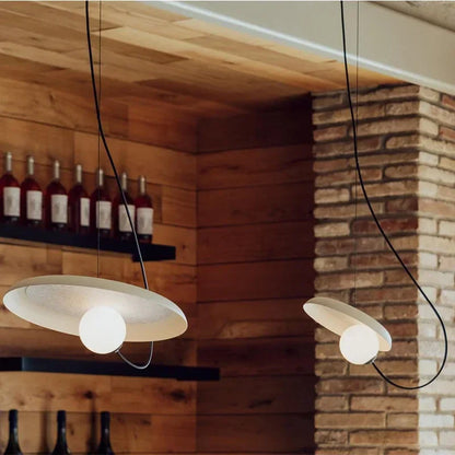 DecorBites™ Grid LED Pendant Light: Modern Nordic Chandelier for Home Decor and Restaurant