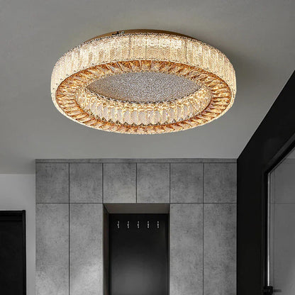 DecorBites™ Crystal Ceiling Lamp: Luxury Postmodern Design for Living Room & Bedroom