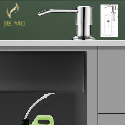 DecorBites™ Kitchen Sink Soap Dispenser with Extension Tube and Press Extractor