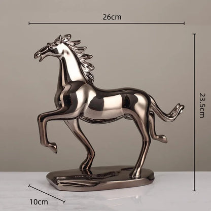 DecorBites™ Lucky Horse Resin Home Decoration Sculpture