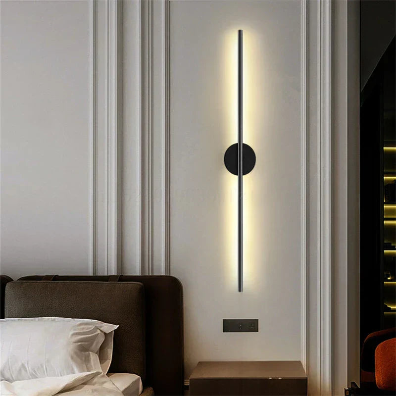 ™ Linear Tube LED Wall Lamp, Modern Minimalist Up Down Sconce for Bathroom, Bedside & Mirror