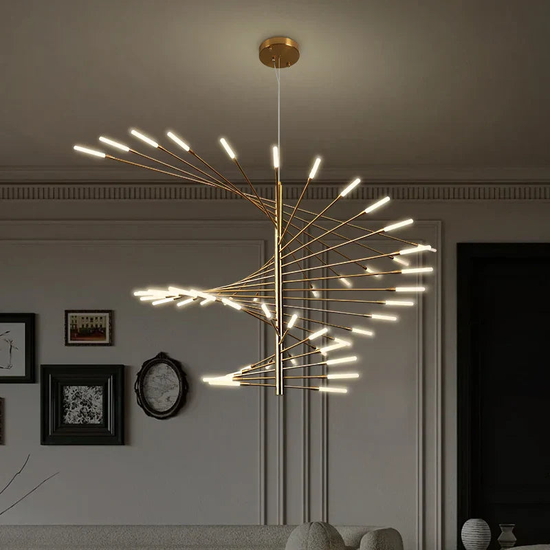 ™ LED Fireworks Ceiling Pendant Light - Modern Luxury Dimmable Room Decoration