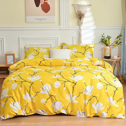 DecorBites™ Butterfly Print Bedding Set - Duvet Cover, Bed Sheets, Pillowcases