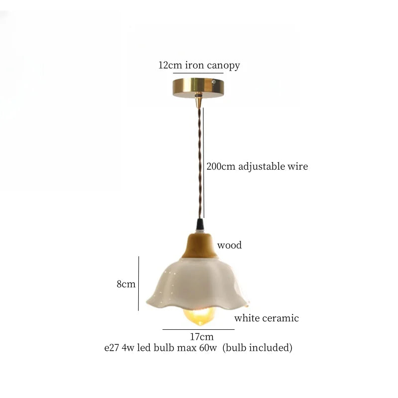 DecorBites™ Ceramic LED Pendant Light for Kitchen Dining Living Room