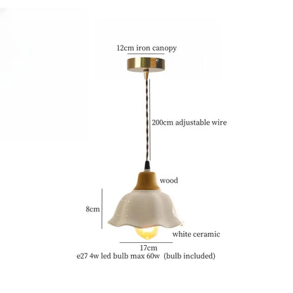 DecorBites™ Ceramic LED Pendant Light for Kitchen Dining Living Room