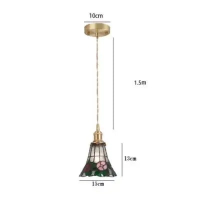 DecorBites™ Blue Glass Pendant Light for Bedroom Dinning Living Room