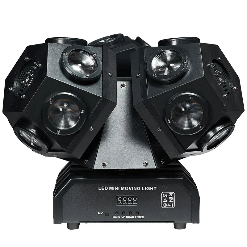 DecorBites™ 18x10W Rotating Moving Head Light for KTV Bar Stage Disco