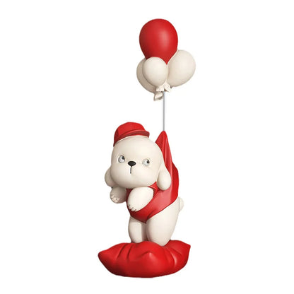 DecorBites™ Balloon Puppy Statues - Creative Dog Sculptures for Living Room Decor