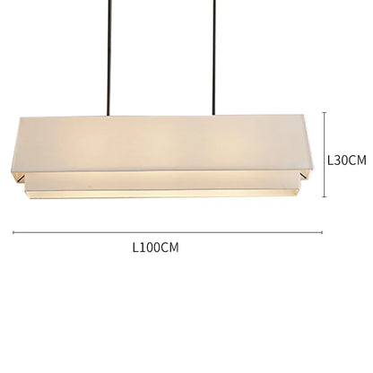 DecorBites™ Camden Japanese Style Pendant Lamp Minimalist Fabric Shade Kitchen Living Room Lighting