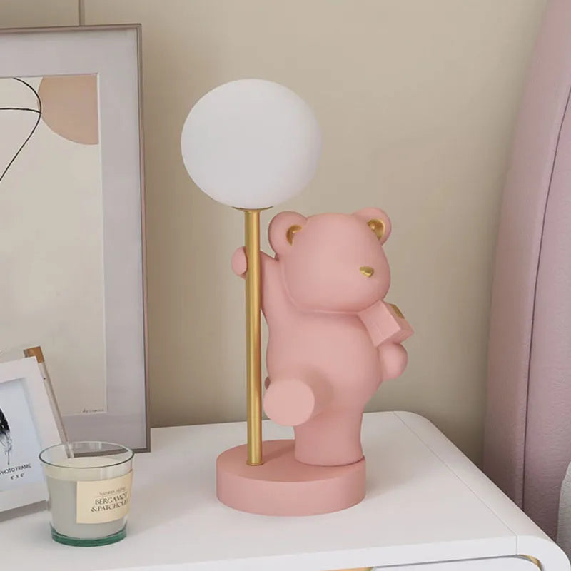 DecorBites™ Bear Princess Desk Night Light USB LED Lamp