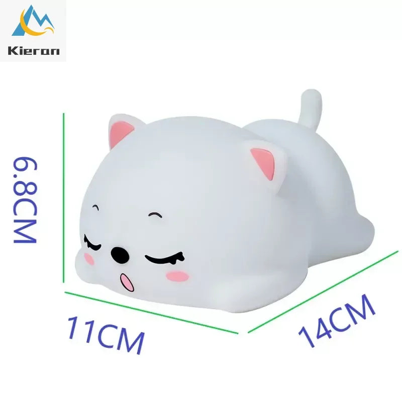 DecorBites™ Cat Silicone LED Night Light with Remote Control