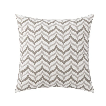 DecorBites™ Daisy Yellow Floral Geometric Pillow Cover - Soft Cozy Embroidery for Living Room