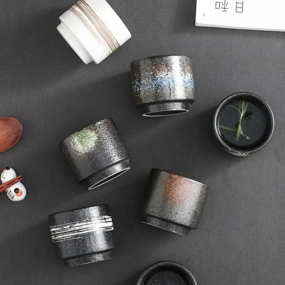 DecorBites™ Japanese Style Ceramic Coffee Cup for Personal Use