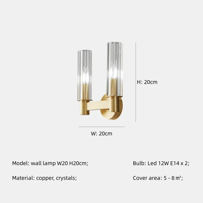 DecorBites™ Crystal Chandelier Pendant Lights - Luxury LED Lighting for Living Room