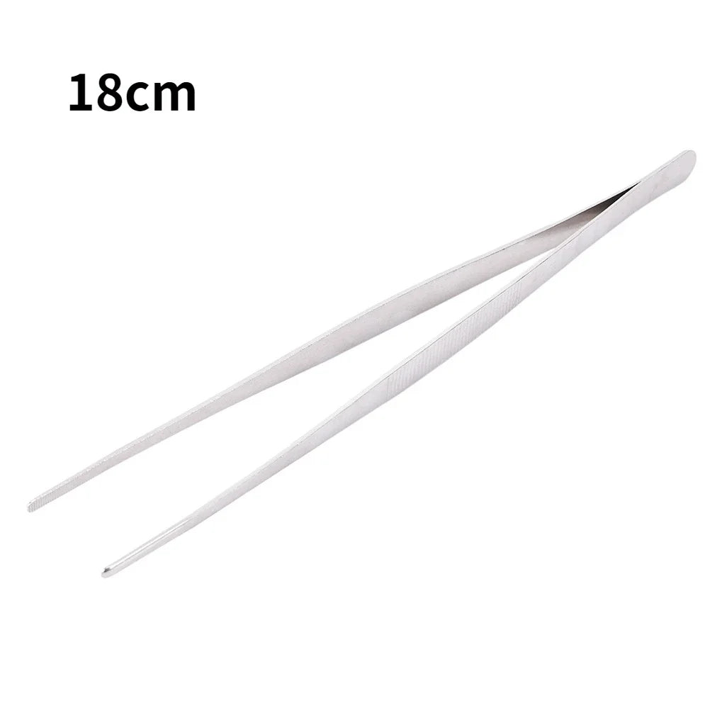 DecorBites™ BBQ Tongs: Stainless Steel Churrasco Cooking Clip for Buffet & Restaurant