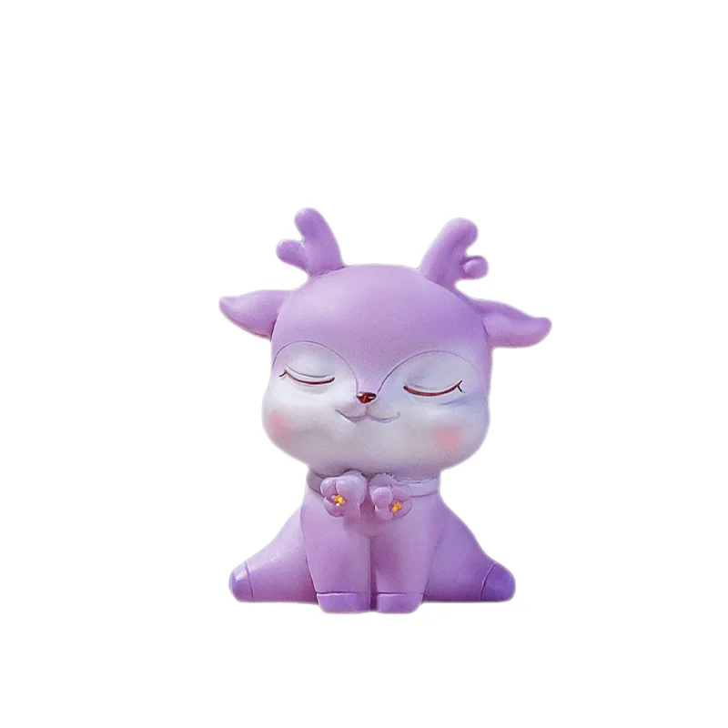 DecorBites™ Cartoon Sika Deer Resin Ornament for Home Decor or Baking