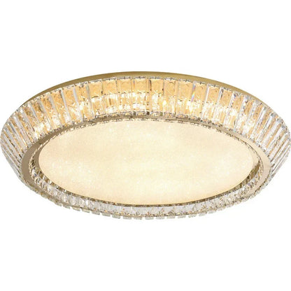 ™ Gold Crystal Glass LED Ceiling Light for Dining Living Room