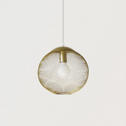 DecorBites™ Golden Birdcage LED Pendant Chandelier for Stylish Lighting in Restaurants, Kitchens, & Stores