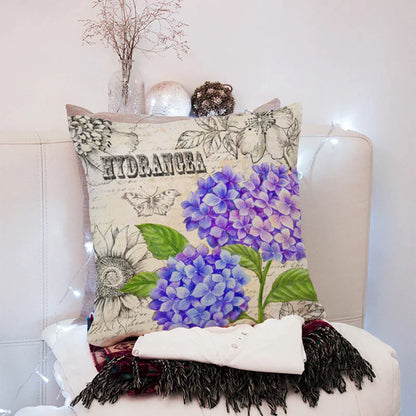 DecorBites™ 45x45cm Peach Skin Pillow for Living Room Sofa Bed Chair Office Pillowcase