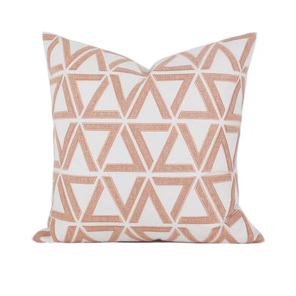 DecorBites™ Geometric Embroidered Noble Cushion Covers for Living Room Sofa