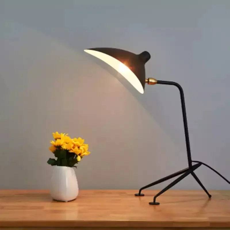 DecorBites™ Adjustable Arm Floor Lamp: Japanese Ceiling Light for Industrial Loft Decor