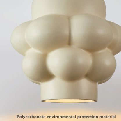 DecorBites™ Creamy Wind LED Chandelier: Nordic Wabi Sabi Dining Room Lighting for Home Decor