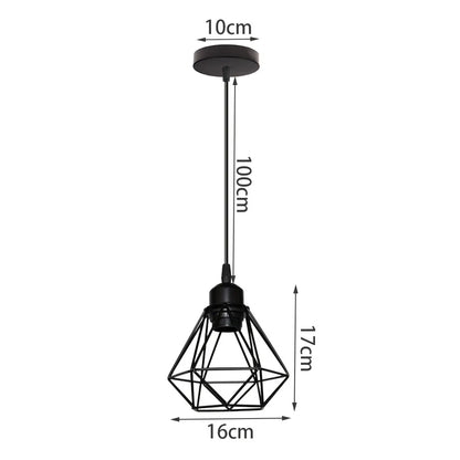 DecorBites™ Iron Frame Pendant Chandelier for Modern Indoor Lighting
