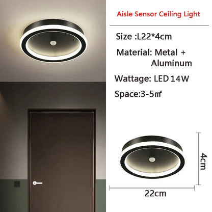 DecorBites™ LED Motion Sensor Ceiling Lamp for Home - Indoor Lighting Fixtures