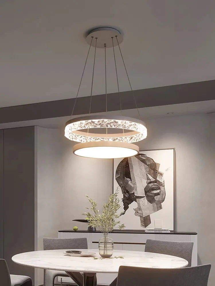 DecorBites™ LED Chandelier Pendant Light with Remote Control for Home Decor