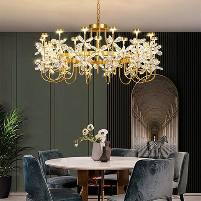 DecorBites™ Butterfly Chandelier: Modern LED Dimmable Pendant Lamp Luxe Crystal Decor-Light 2024