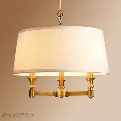 DecorBites™ Art Deco Copper Pendant Light for Dining Room, Living Room & Bedroom Lighting