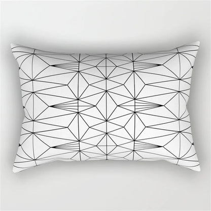 DecorBites™ Geometric Wave Line Waist Pillowcase Set
