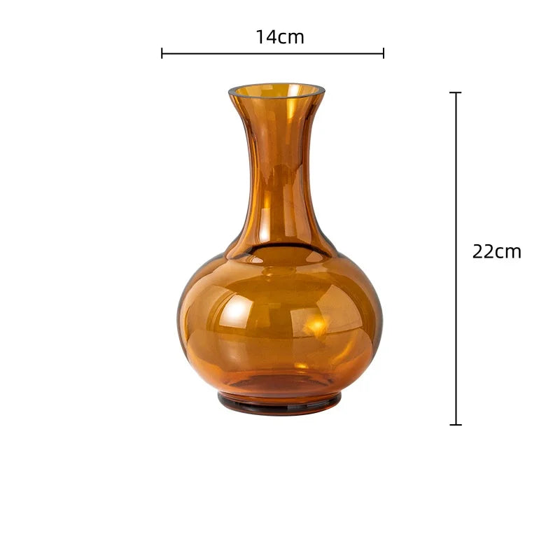 ™ Green Glass Geometry Vase Hydroponics Terrarium Home Decoration Accessory