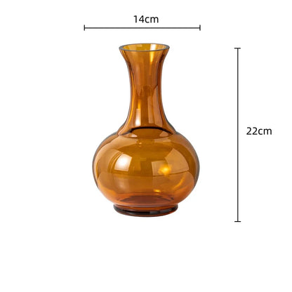™ Green Glass Geometry Vase Hydroponics Terrarium Home Decoration Accessory