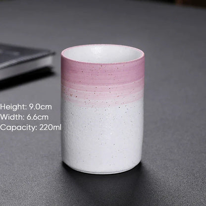 DecorBites™ Japanese Style Ceramic Tea Coffee Cups Latte Mug Espresso Afternoon Teacup Water Mug
