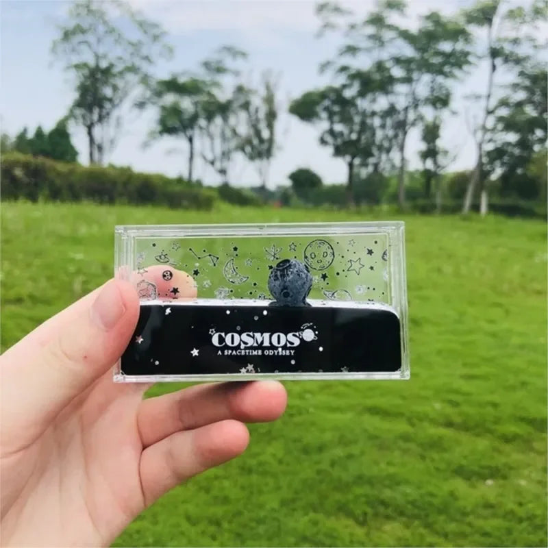 DecorBites™ Astronaut Drift Keychain: Creative Liquid Hourglass Stress Relief Toy & Home Decor