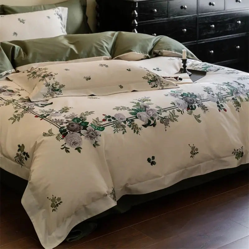 DecorBites™ American Pastoral 1000TC Egyptian Cotton Floral Bedding Set