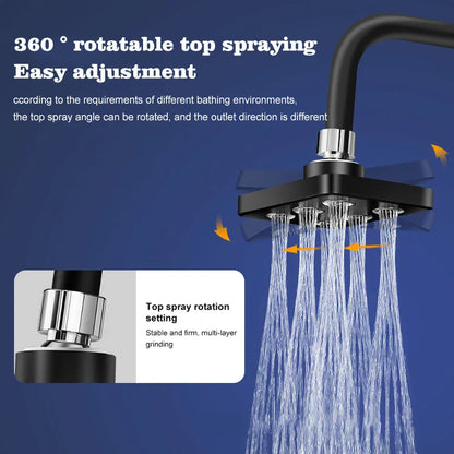 ™ High Pressure Rainshower Shower Head for Magic Water Flow in Bathroom