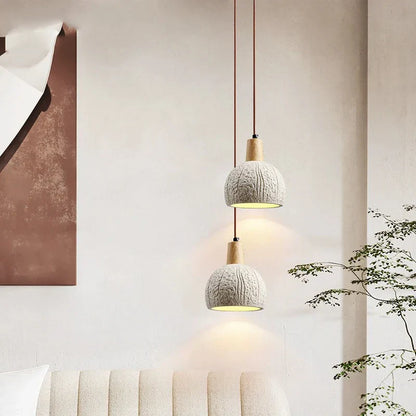 DecorBites™ Cement Chandelier LED Pendant Lamp for Bedroom, Dining Room, Hallway