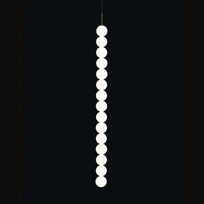 DecorBites™ Art Deco LED Glass Pingpong Pendant Light in Gold Chrome Black.