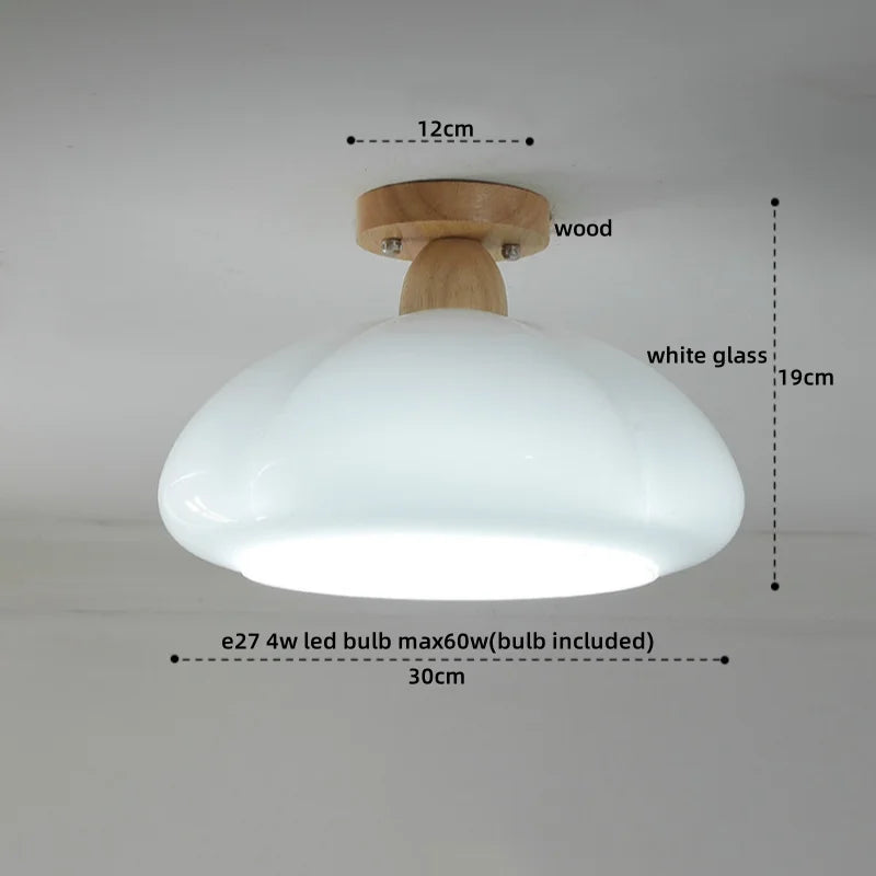 DecorBites™ LED Ceiling Lamp Japanese Style Glass Modern Living Room Lighting