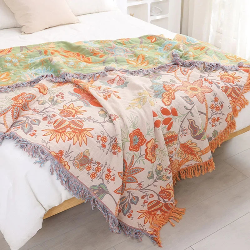 DecorBites™ Bohemian Sofa Blanket - Multi-functional Non-slip Cover for All Seasons