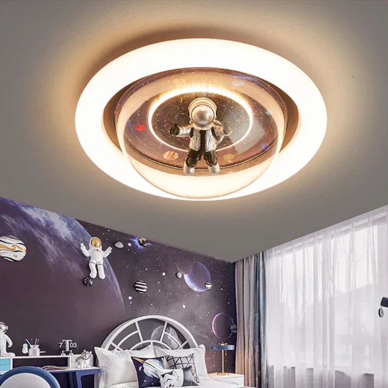 DecorBites™ Astronaut LED Ceiling Lights for Children's Room and Bedroom